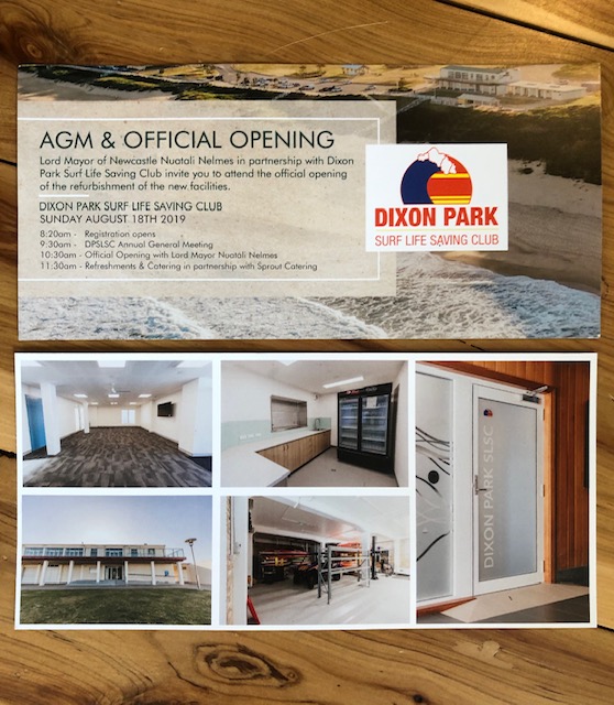 AGM & Official Opening Sunday 18 August IMAGE